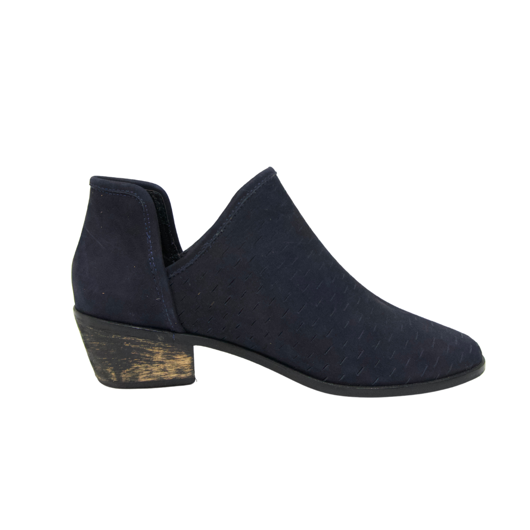 Botines Tacon Cubano Azul Rey