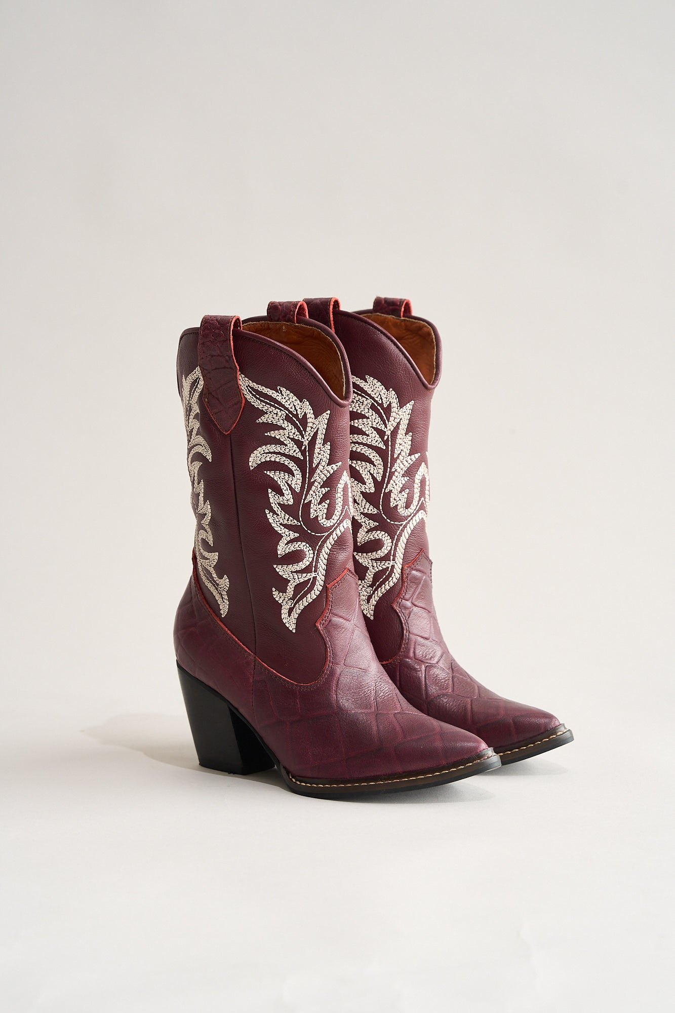 Botas Texanas Legado Vino Tinto