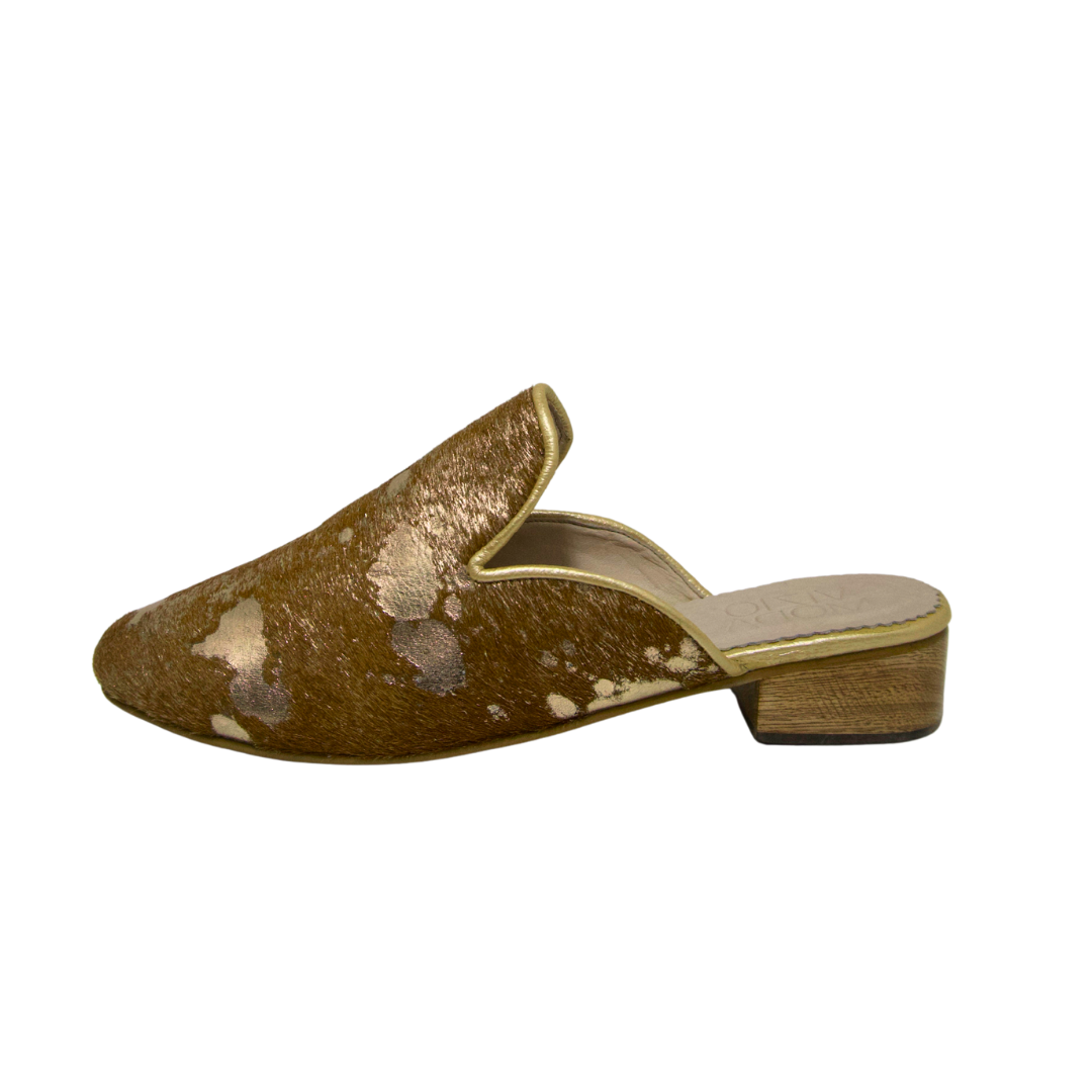 Zuecos Manchas Café