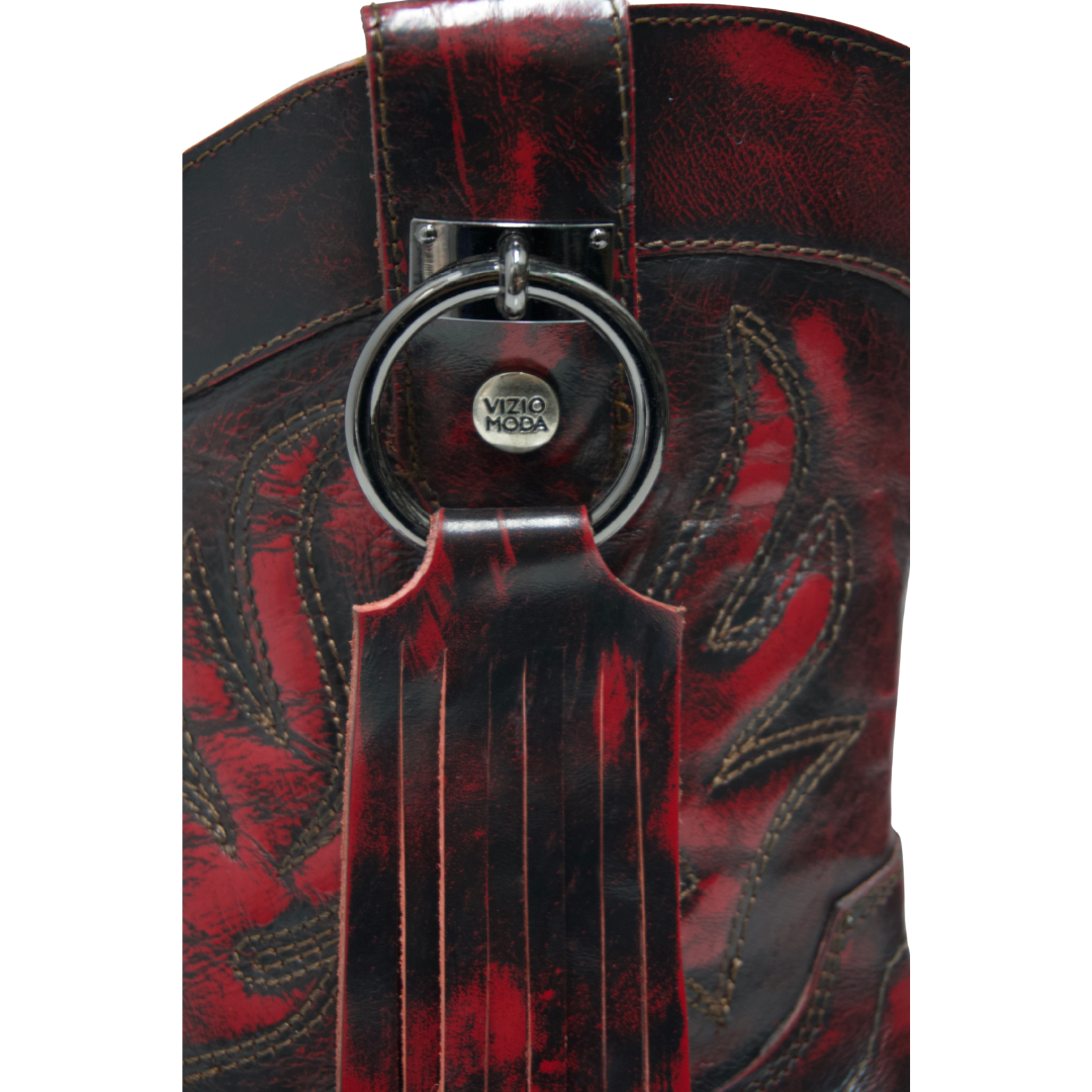 Botas Texanas Rojo Vivo