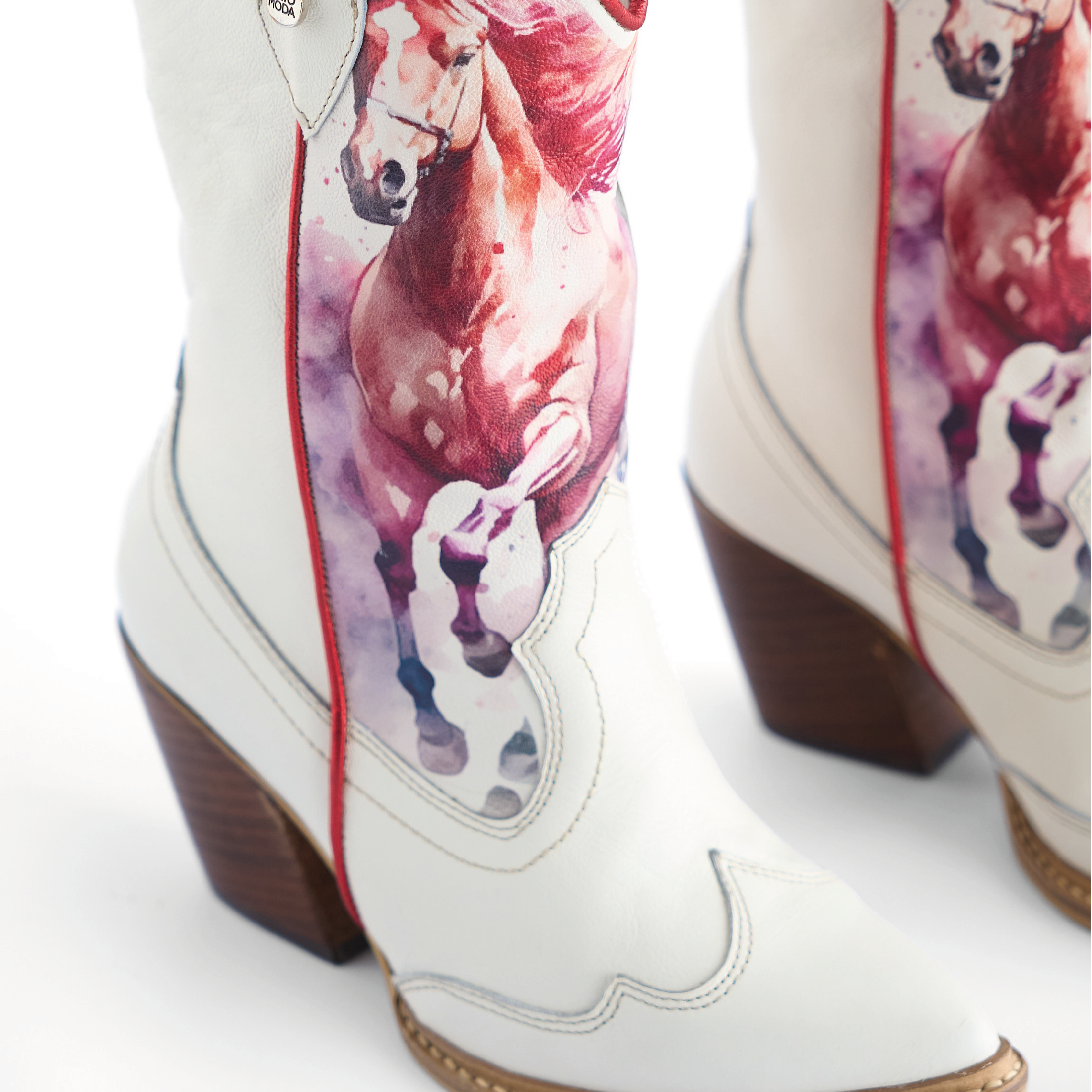 Botas Texanas Estampado Caballo Vizio Moda