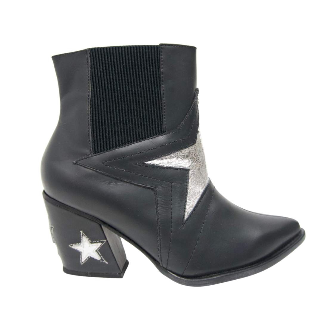 Botines Negros Estrella