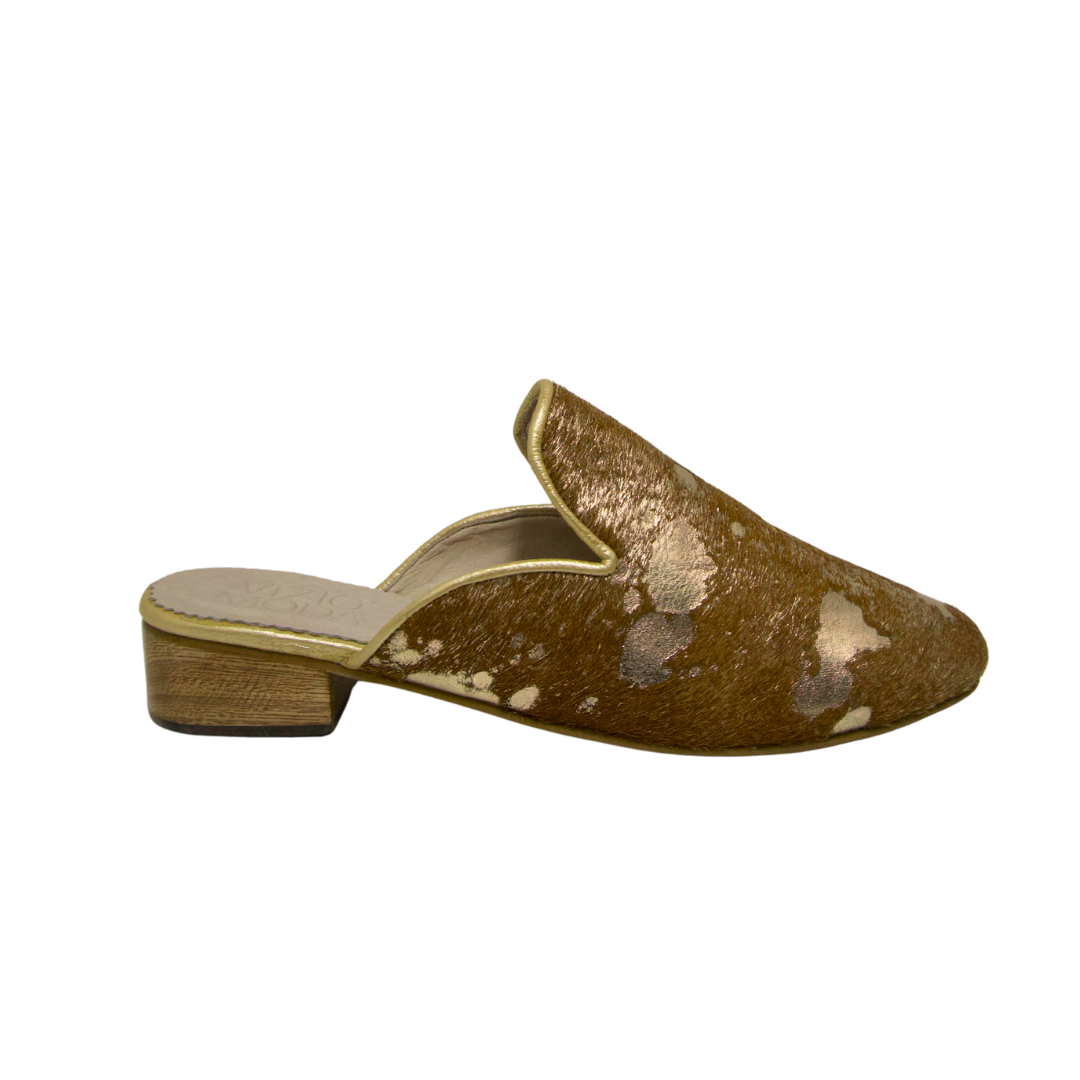 Zuecos Manchas Café