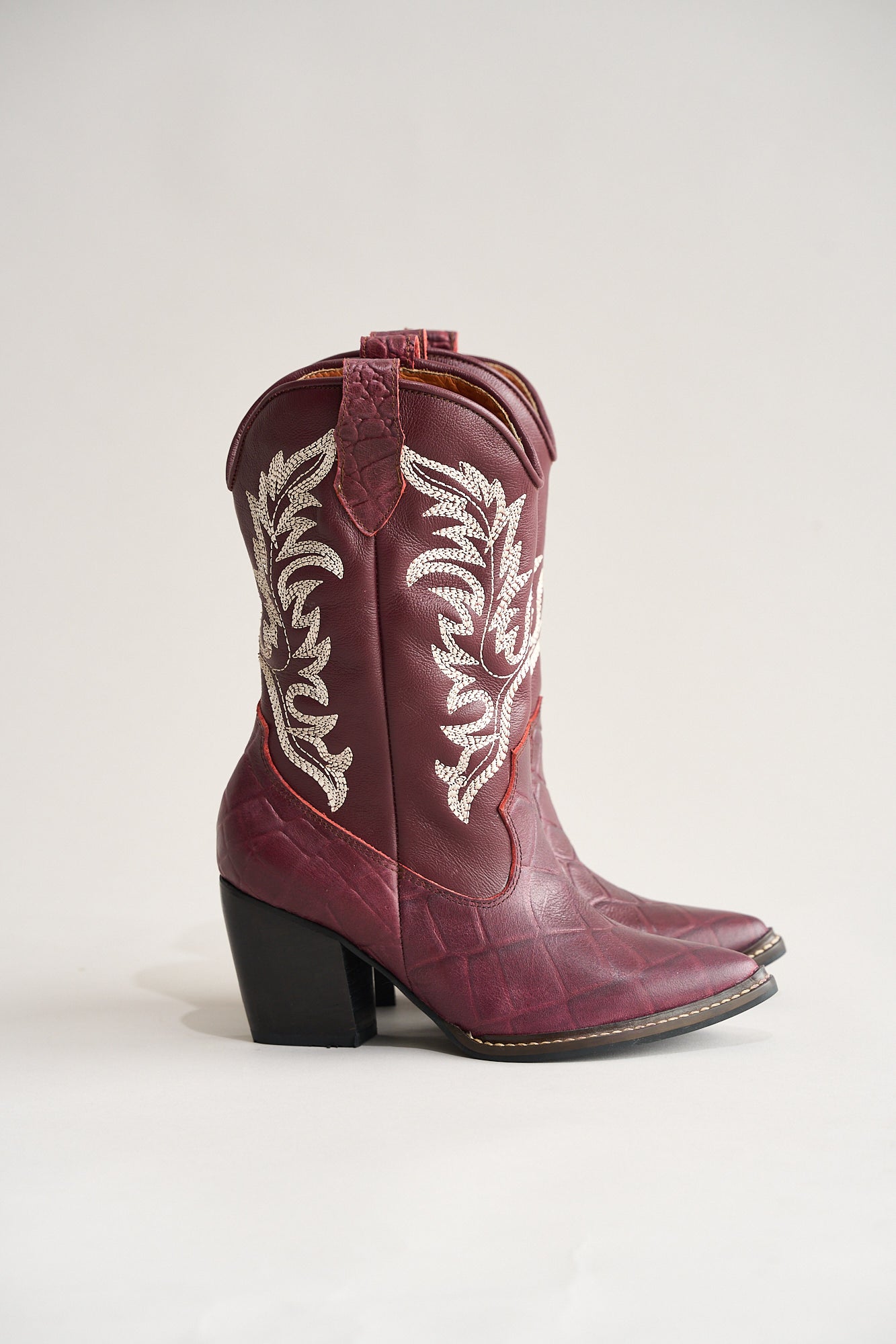 Botas Texanas Legado Vino Tinto