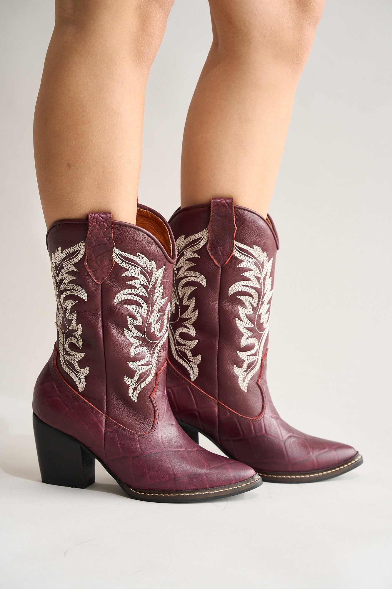 Botas Texanas Legado Vino Tinto