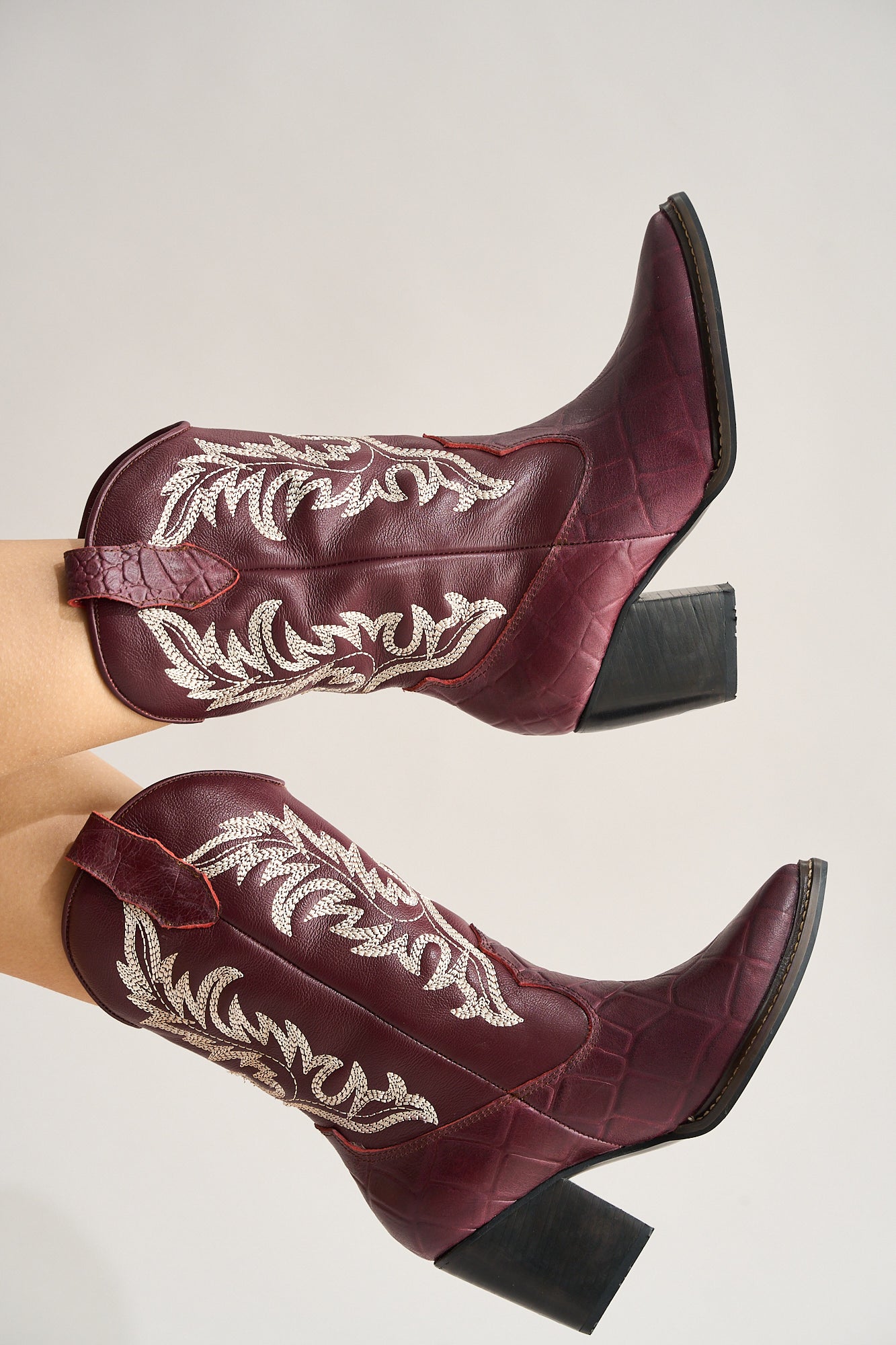 Botas Texanas Legado Vino Tinto