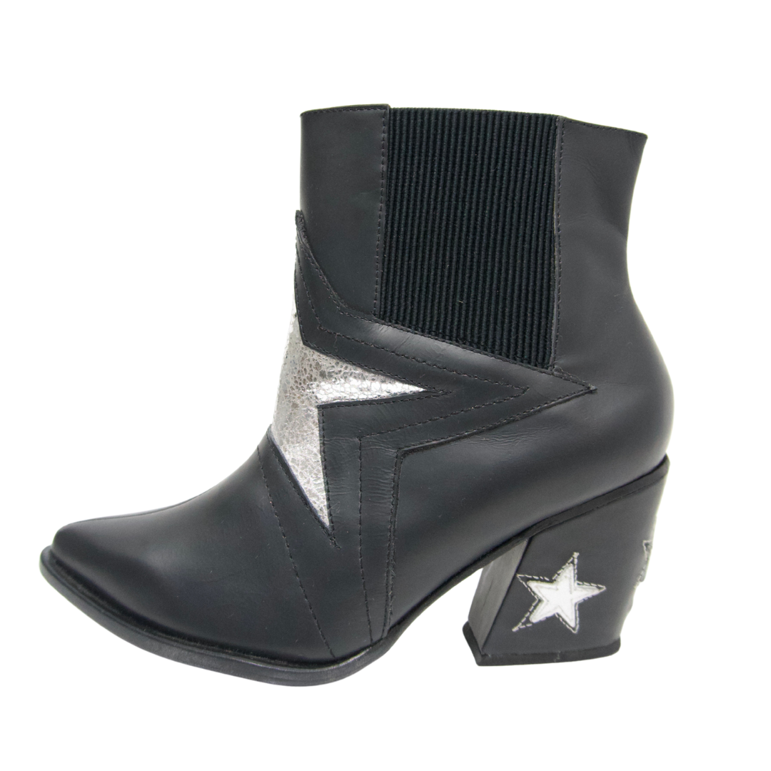 Botines Negros Estrella