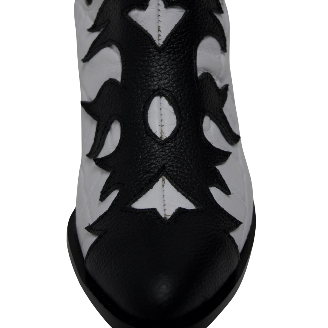 Botines Texanos Blancos