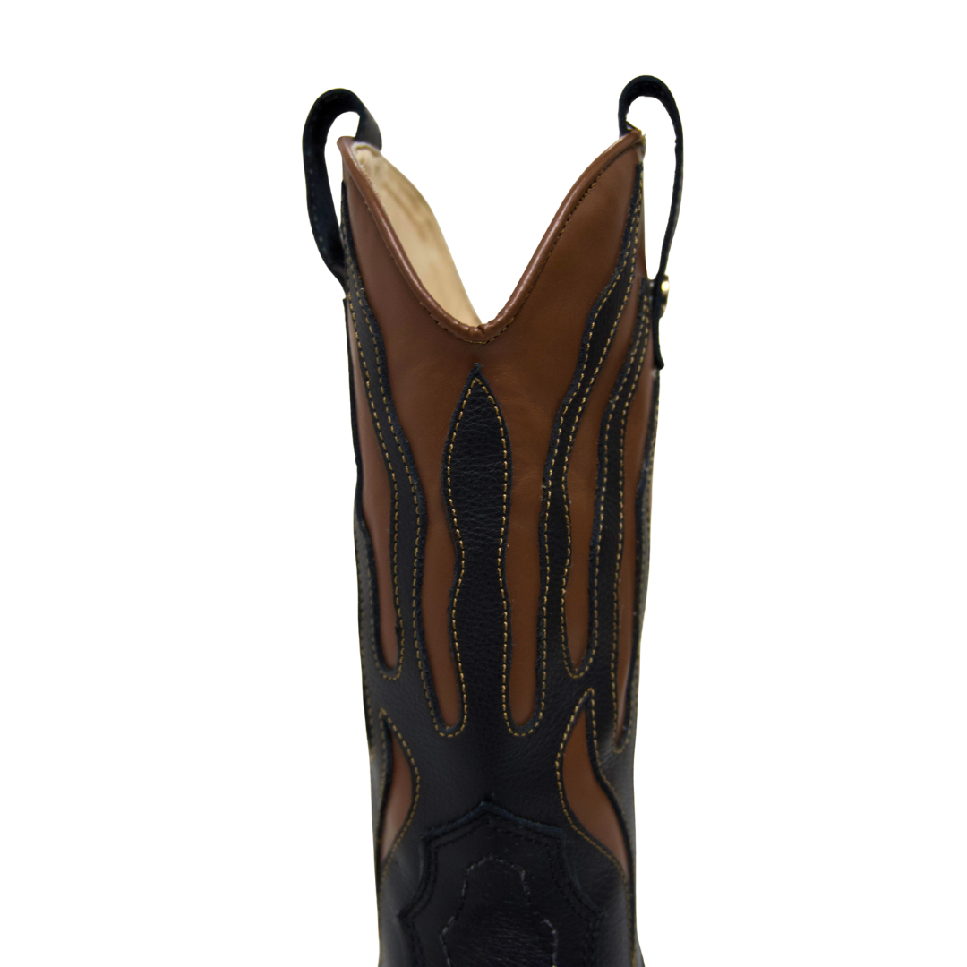 Botas Texanas Fuego Alto Café